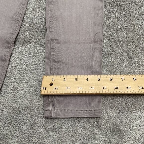 Guess Power Skinny Denim Jeans Womens 27 Gray Low Rise Stretch Casual 26x28 - Picture 16 of 16